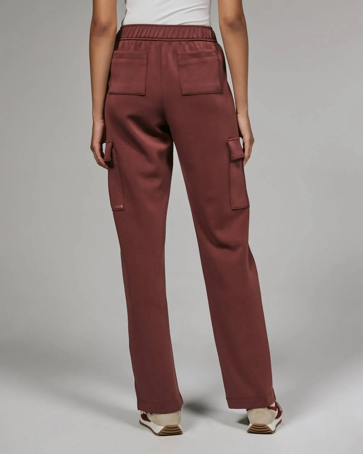 Rev Cargo Pants In Brick Red