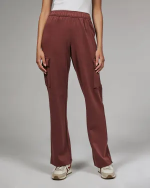 Rev Cargo Pants In Brick Red