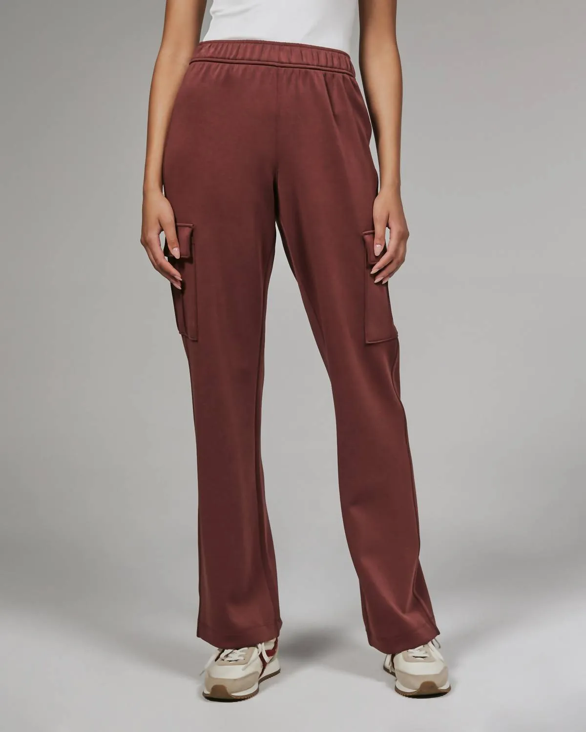 Rev Cargo Pants In Brick Red