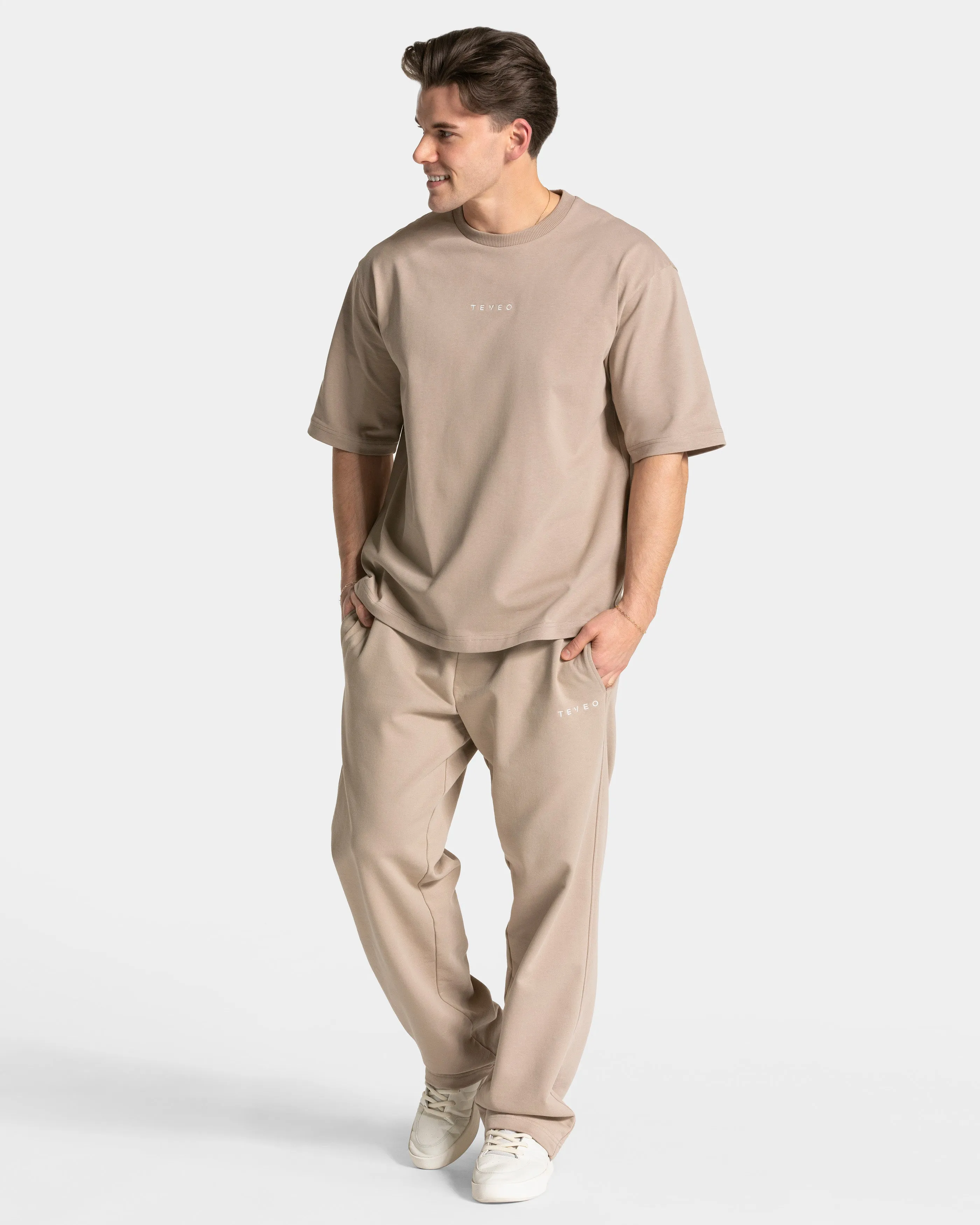RI’VAIV Oversized T-Shirt Men "Taupe"