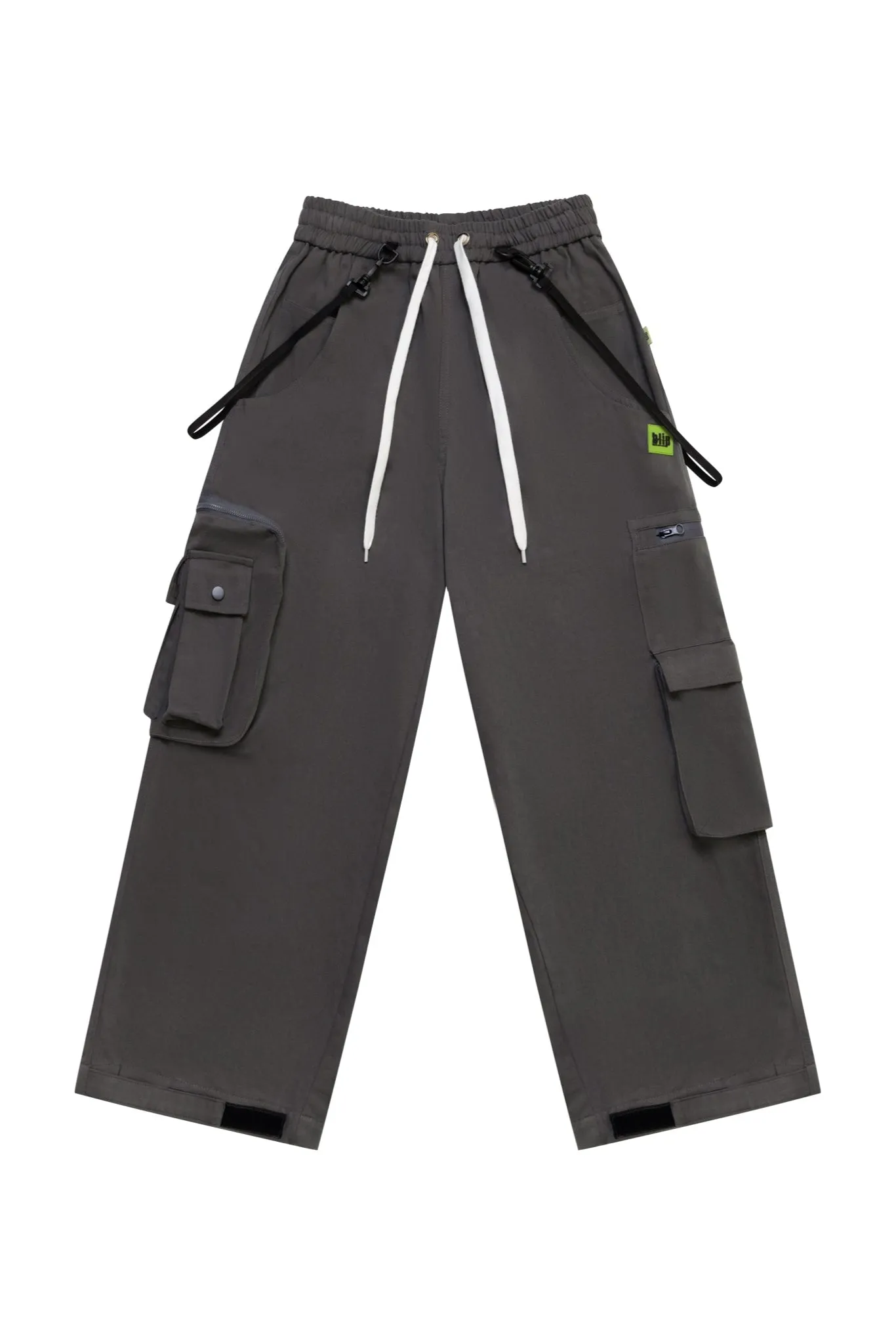 RoamFit Wide-Leg Baggy Trouser - GRAY
