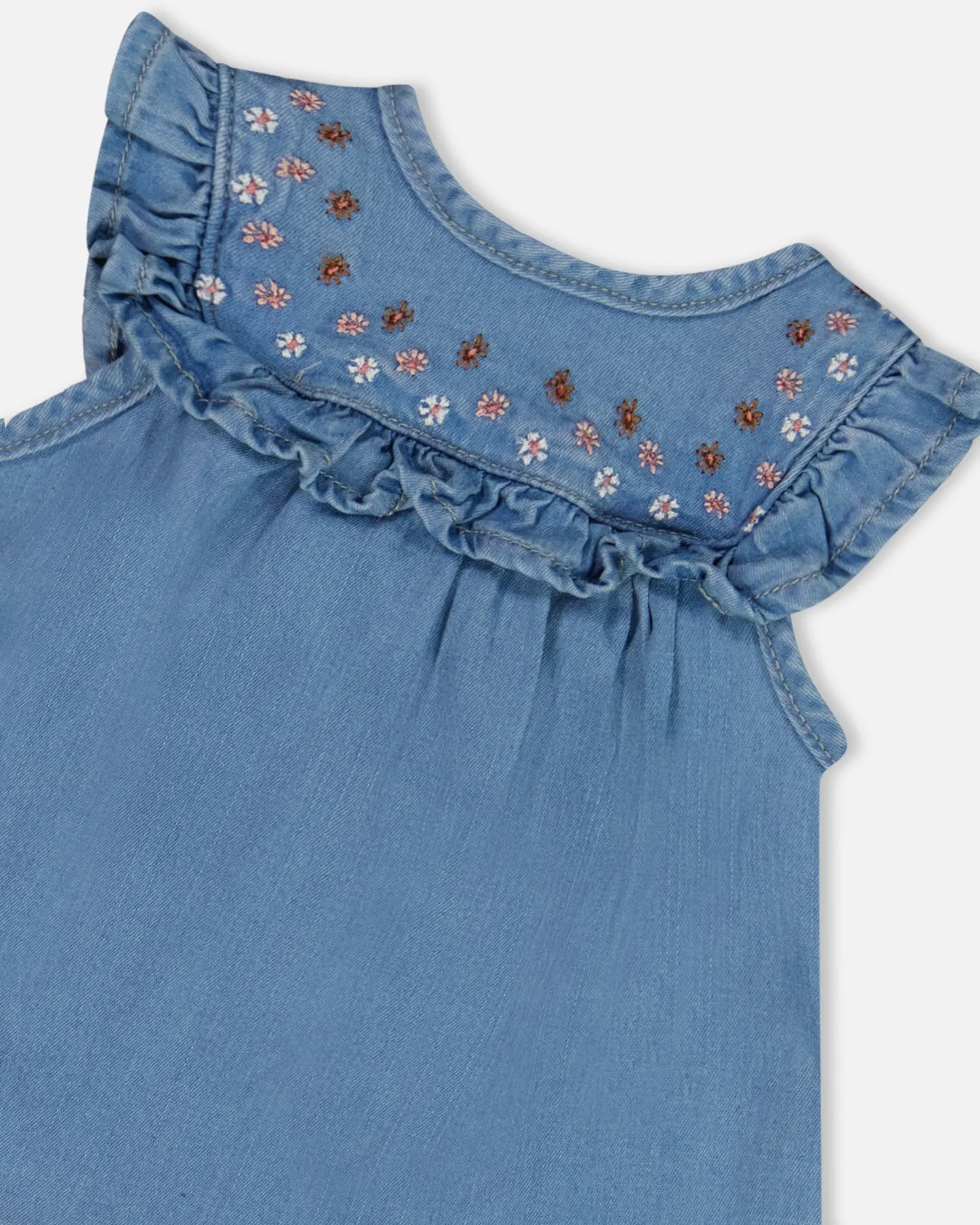 Robe denim pour bébé G30A15