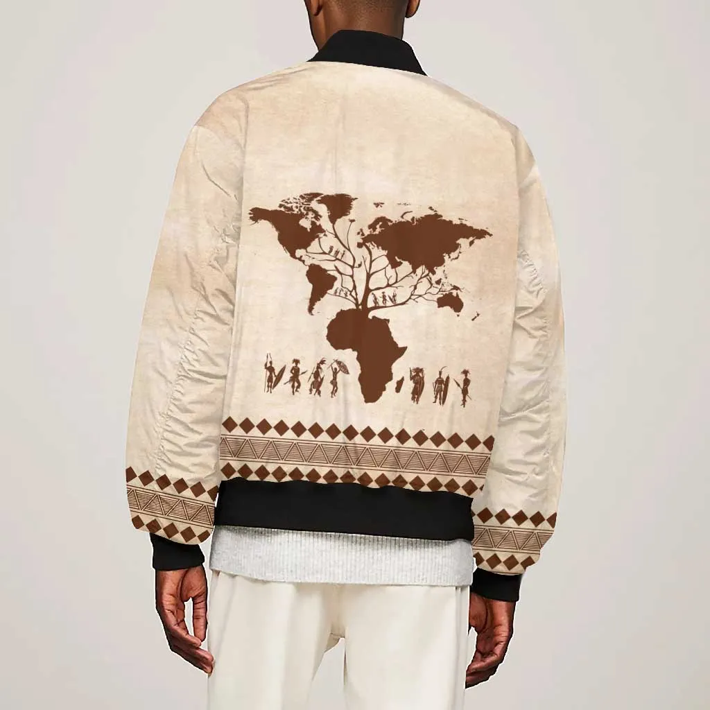Root Africa Bomber Jacket African Map DT02
