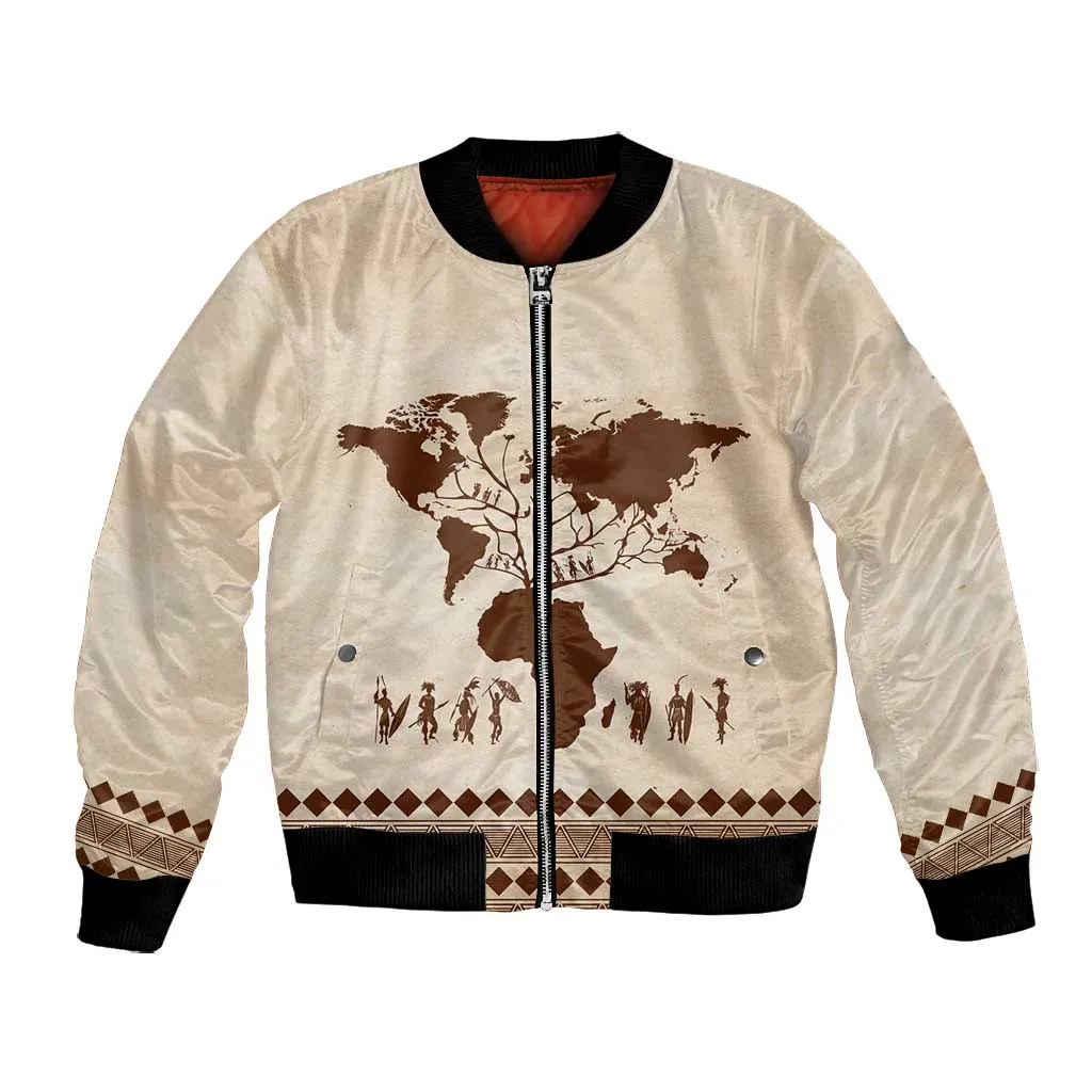 Root Africa Bomber Jacket African Map DT02