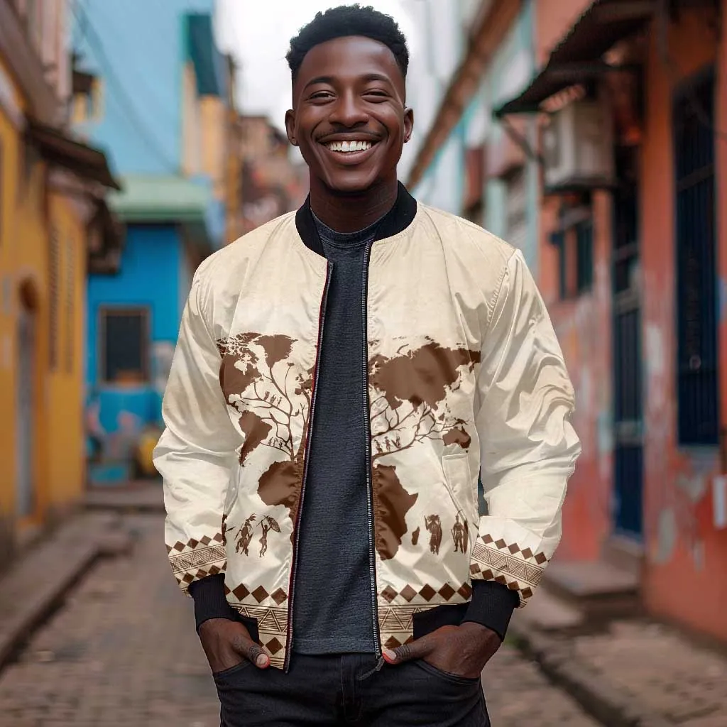 Root Africa Bomber Jacket African Map DT02
