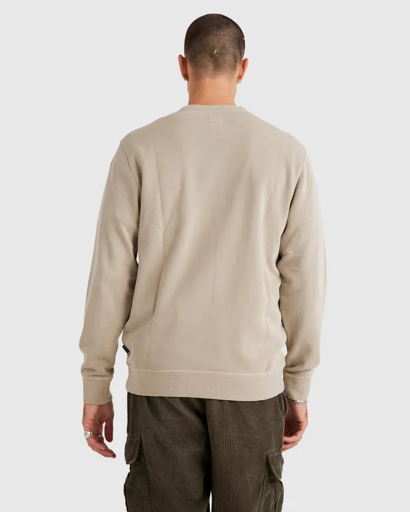 RVCA Smalls Crew Light Khaki