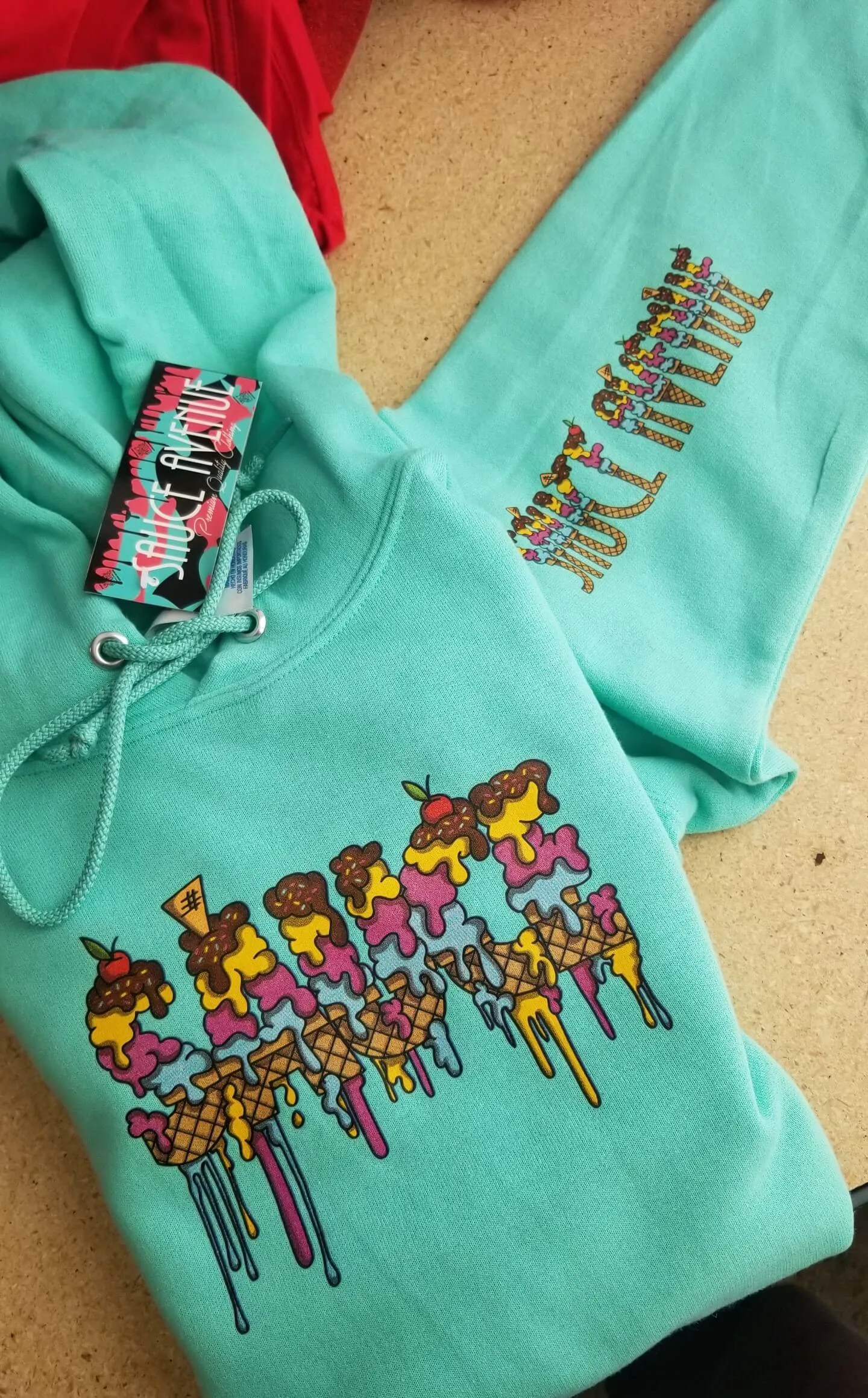 Sauce Ice Cream | Mint Hoodie