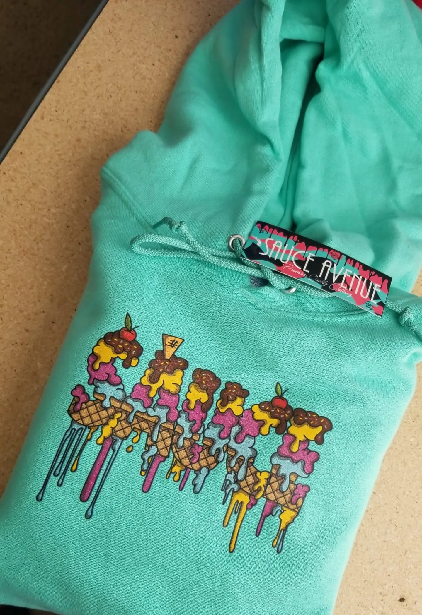 Sauce Ice Cream | Mint Hoodie