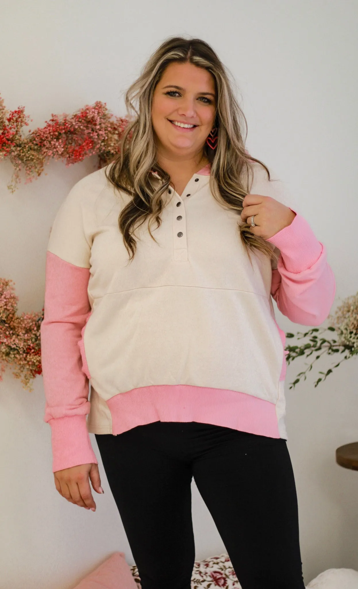 Say You Love Me Hoodie in Pink