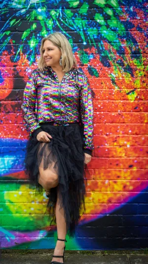 Sequinned Bomber Jackets