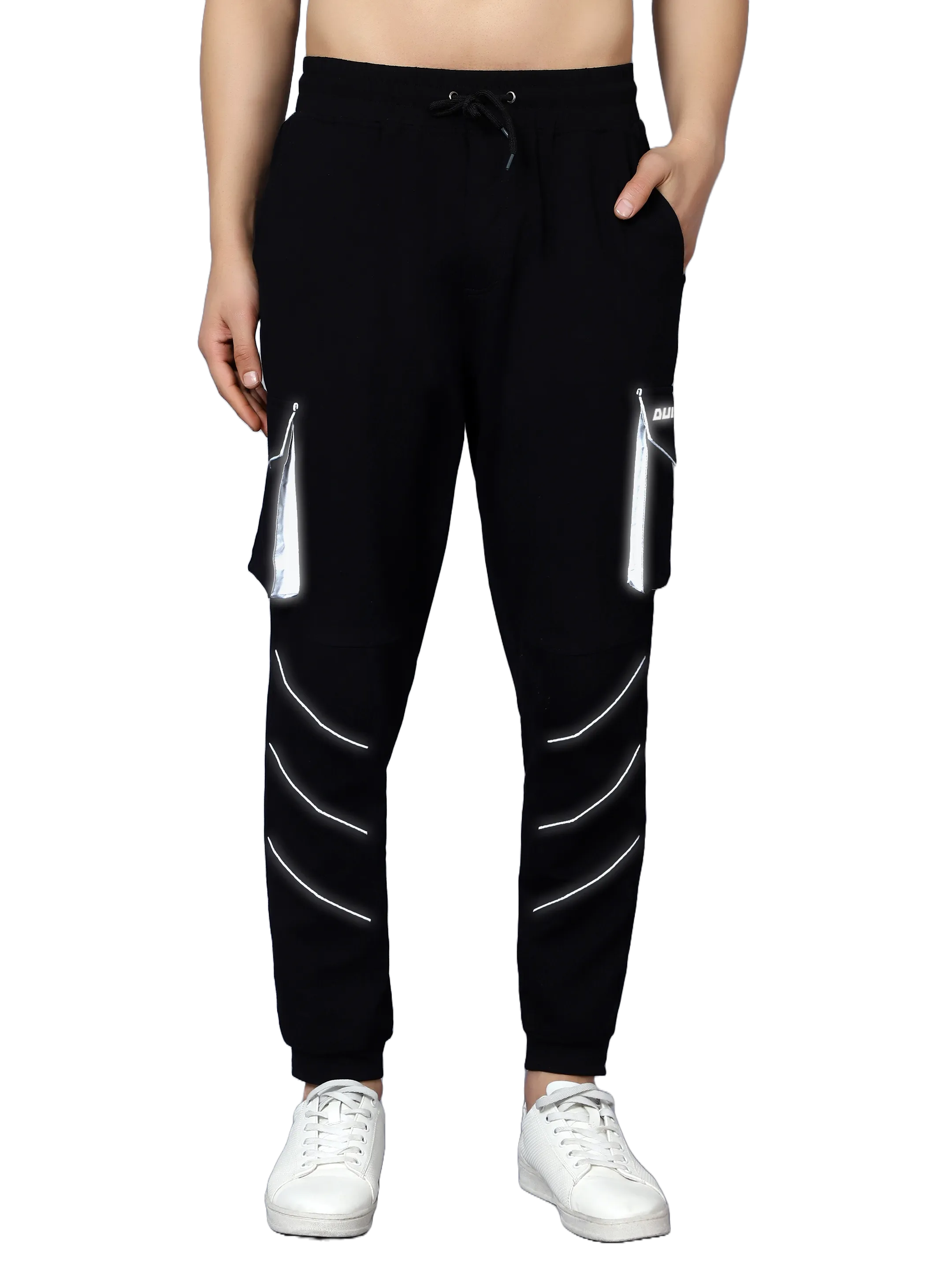 Siphon Reflective Cargo Pants (Black)