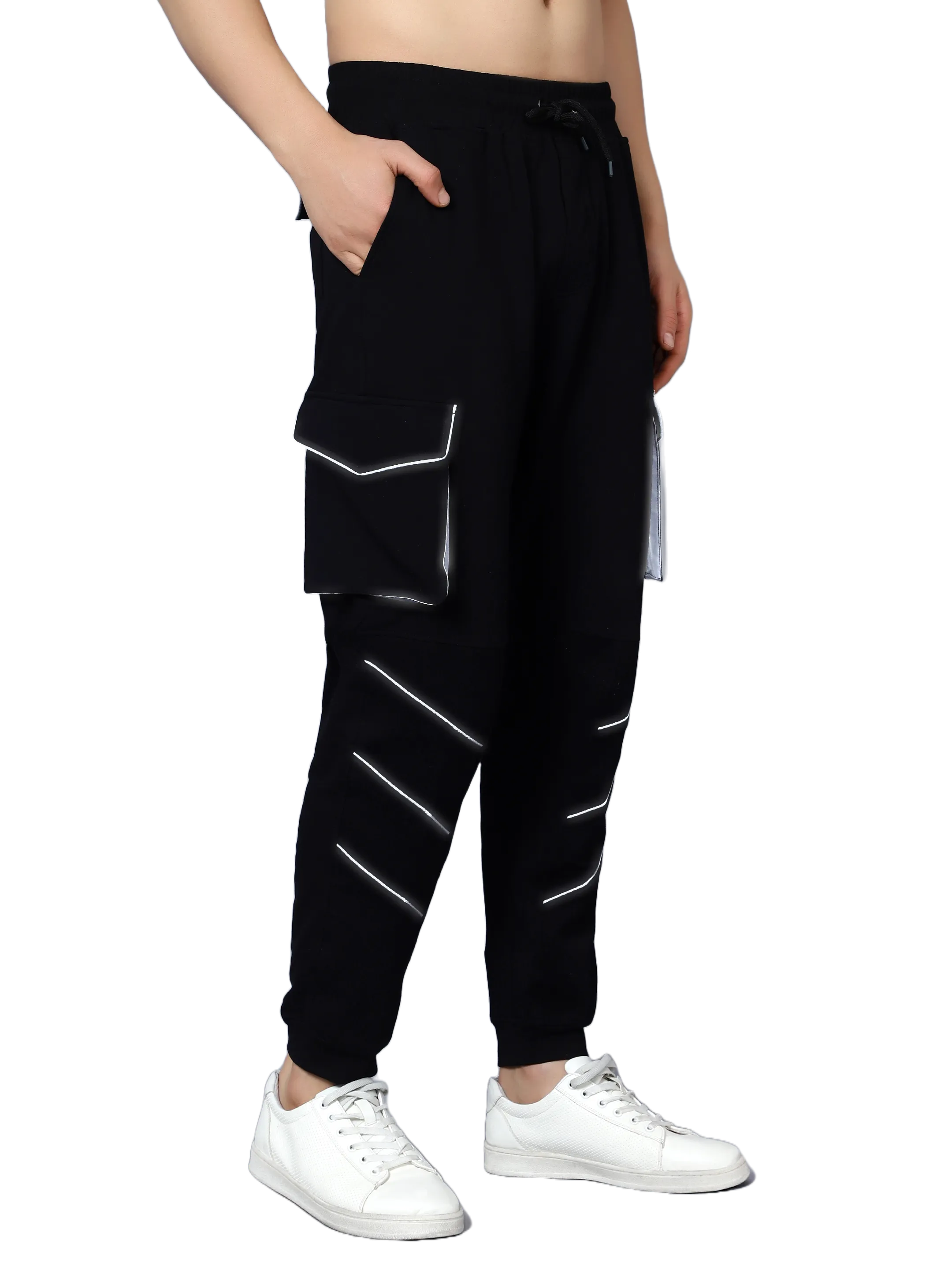 Siphon Reflective Cargo Pants (Black)
