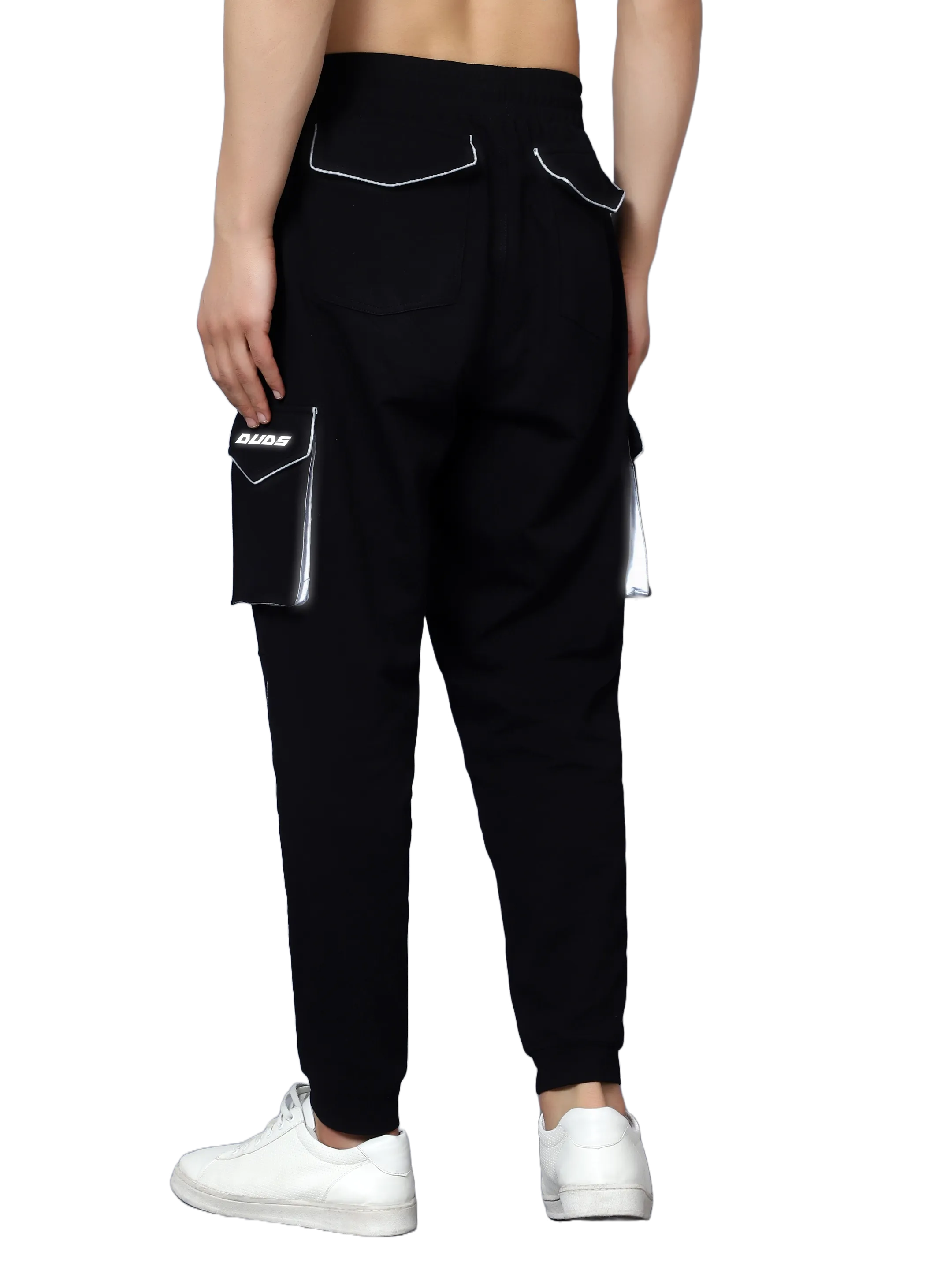 Siphon Reflective Cargo Pants (Black)