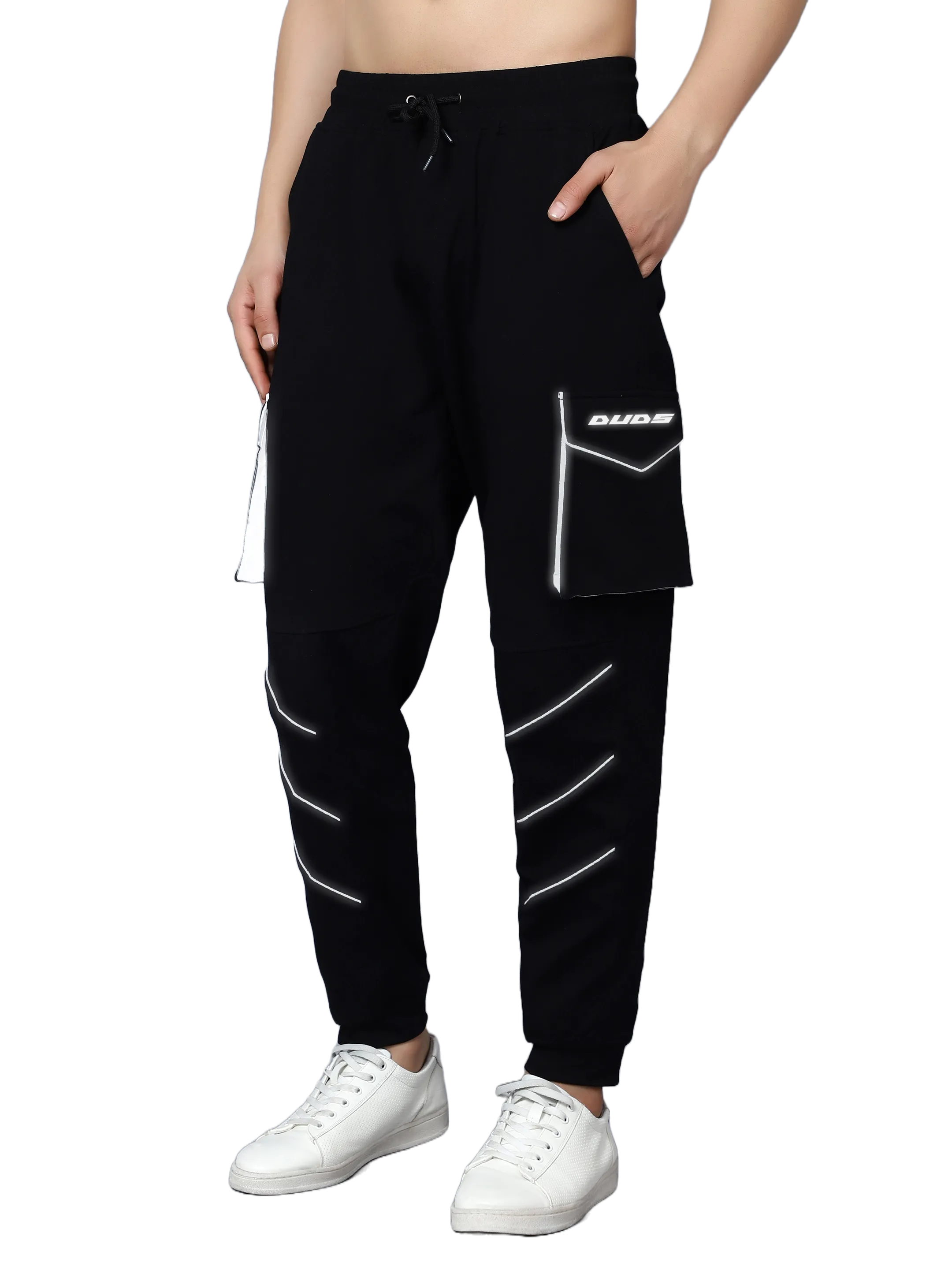 Siphon Reflective Cargo Pants (Black)
