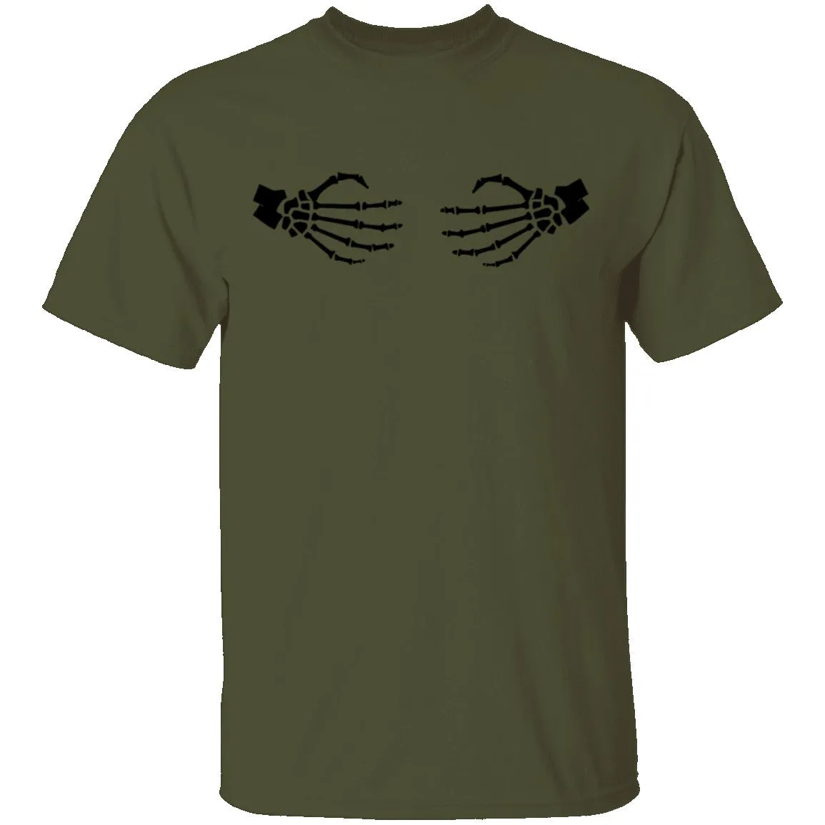Skeleton Hands on Boobs T-Shirt