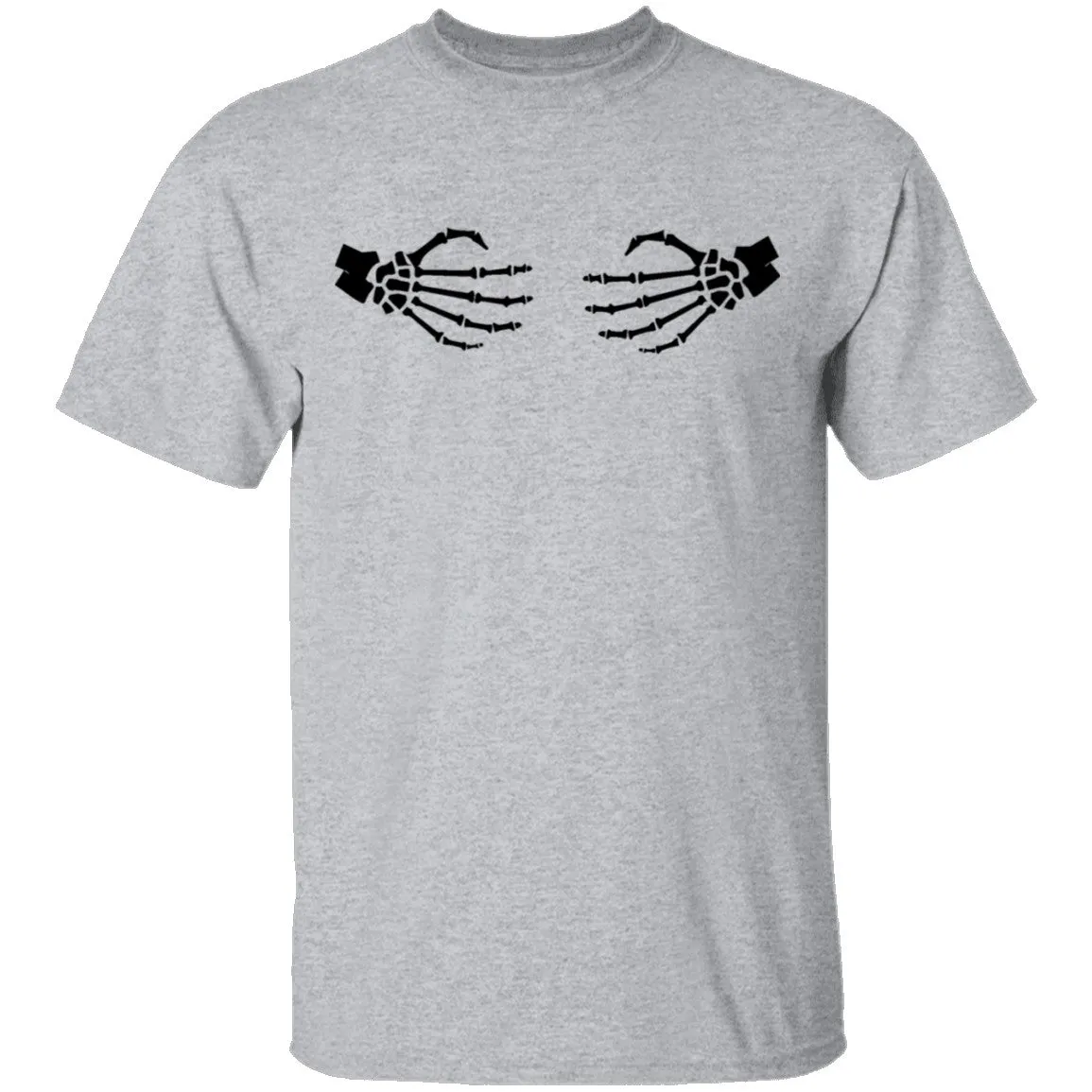 Skeleton Hands on Boobs T-Shirt