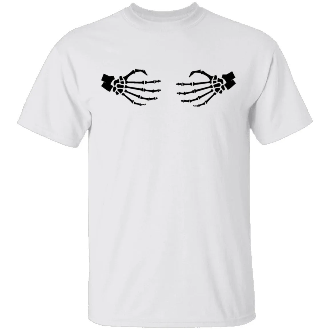 Skeleton Hands on Boobs T-Shirt
