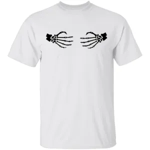 Skeleton Hands on Boobs T-Shirt