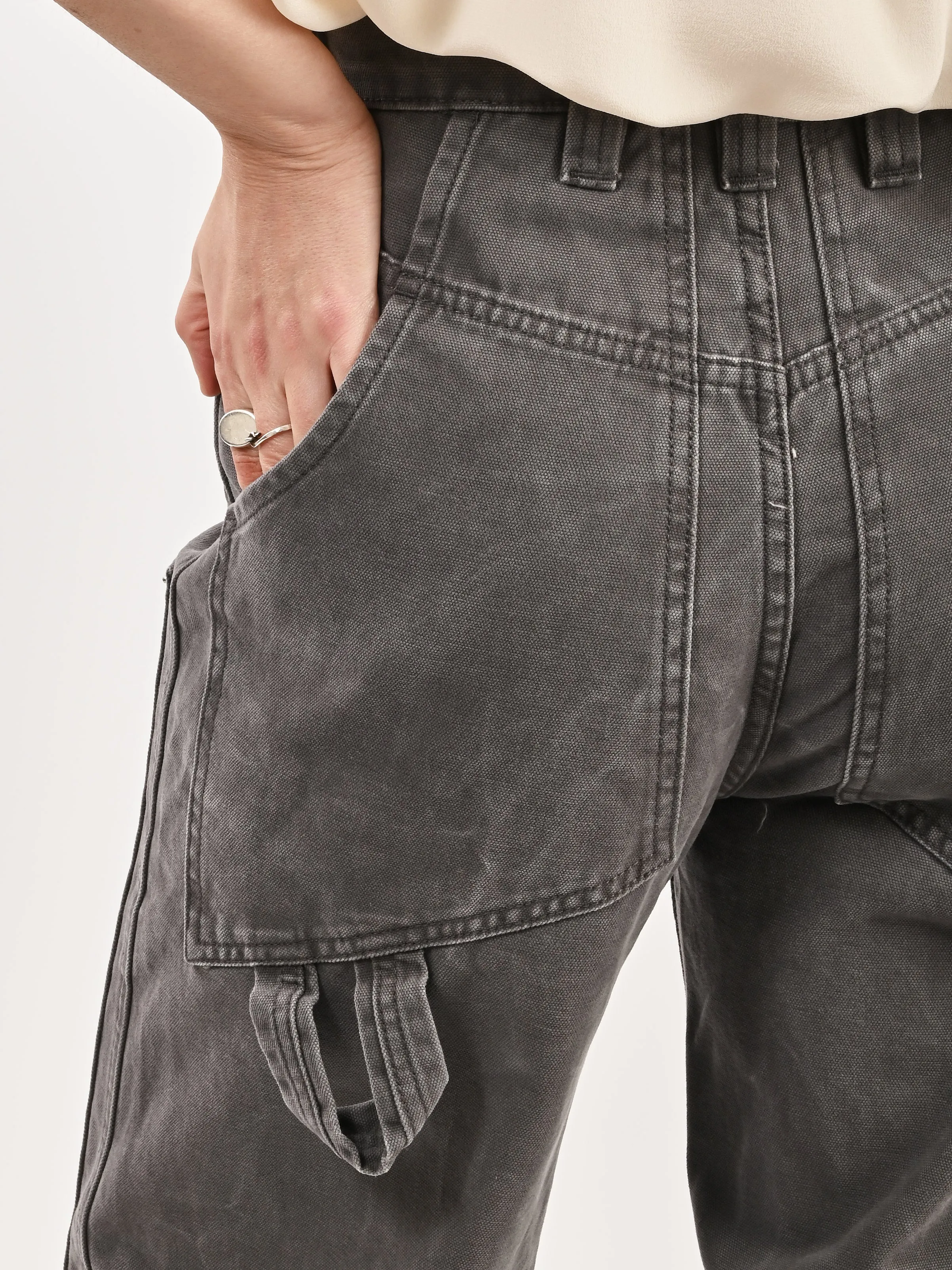 Slate Double Knee Baggy Jean