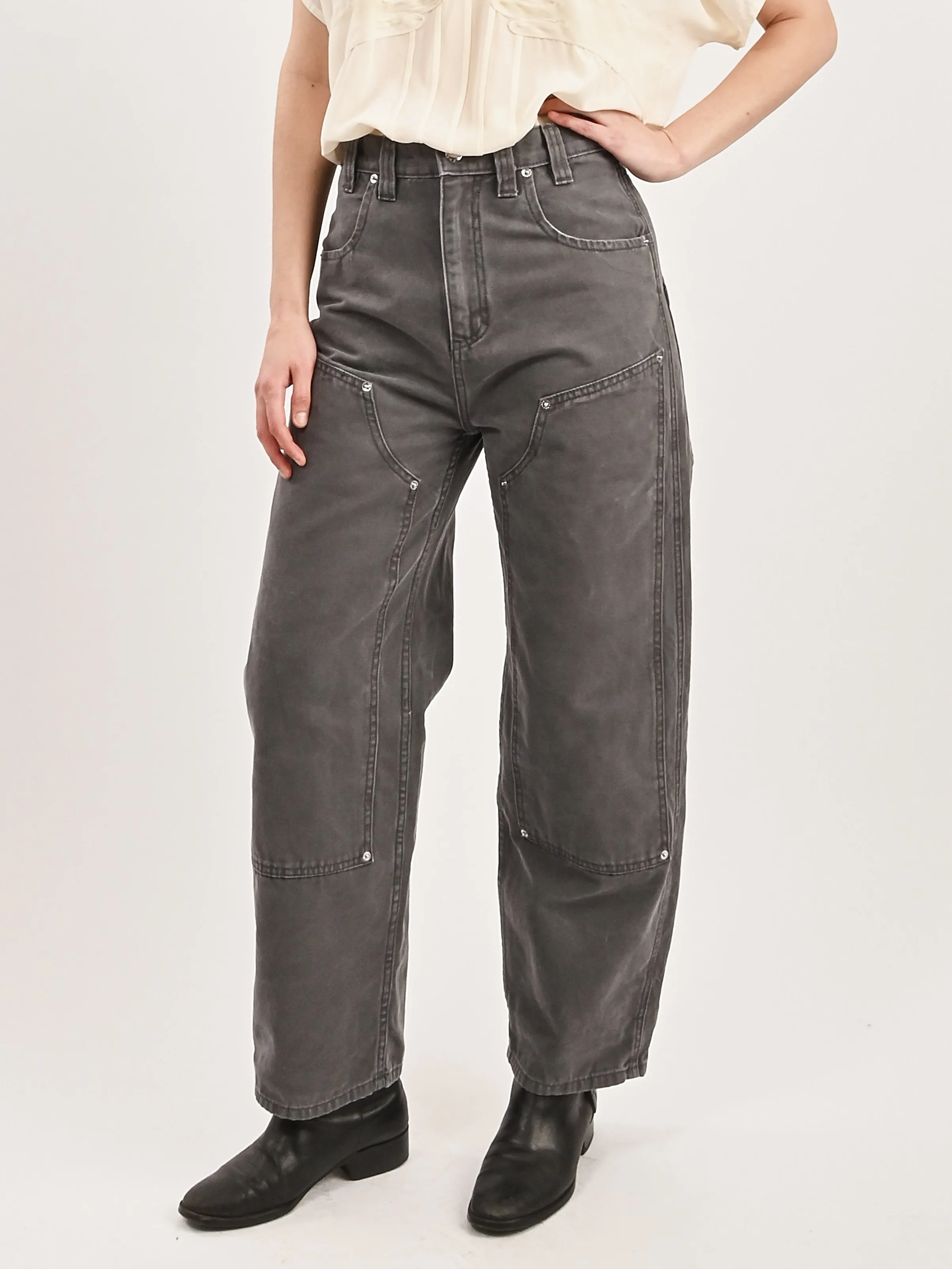 Slate Double Knee Baggy Jean