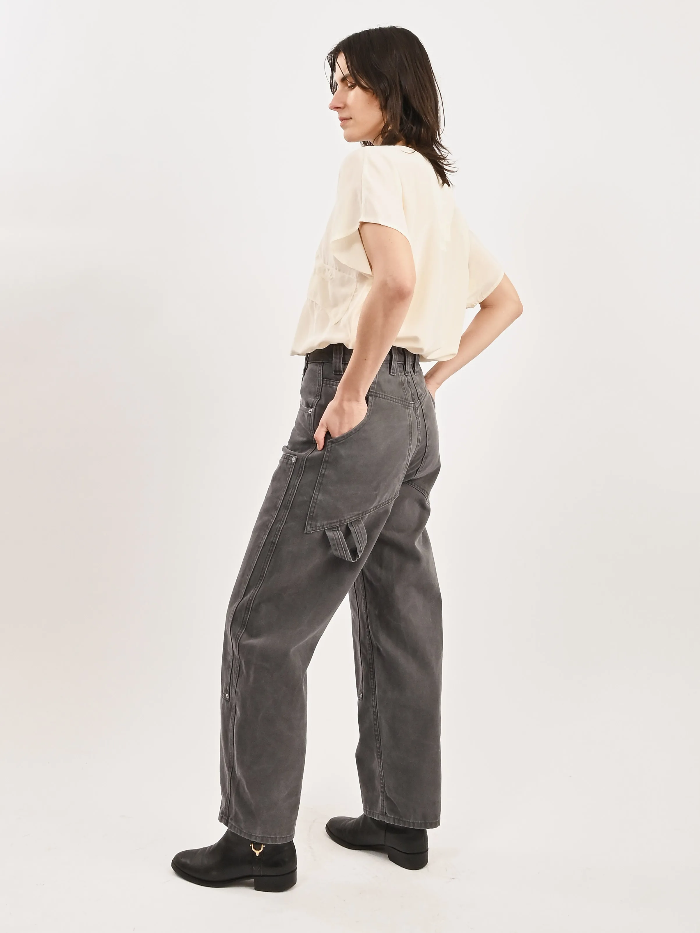 Slate Double Knee Baggy Jean