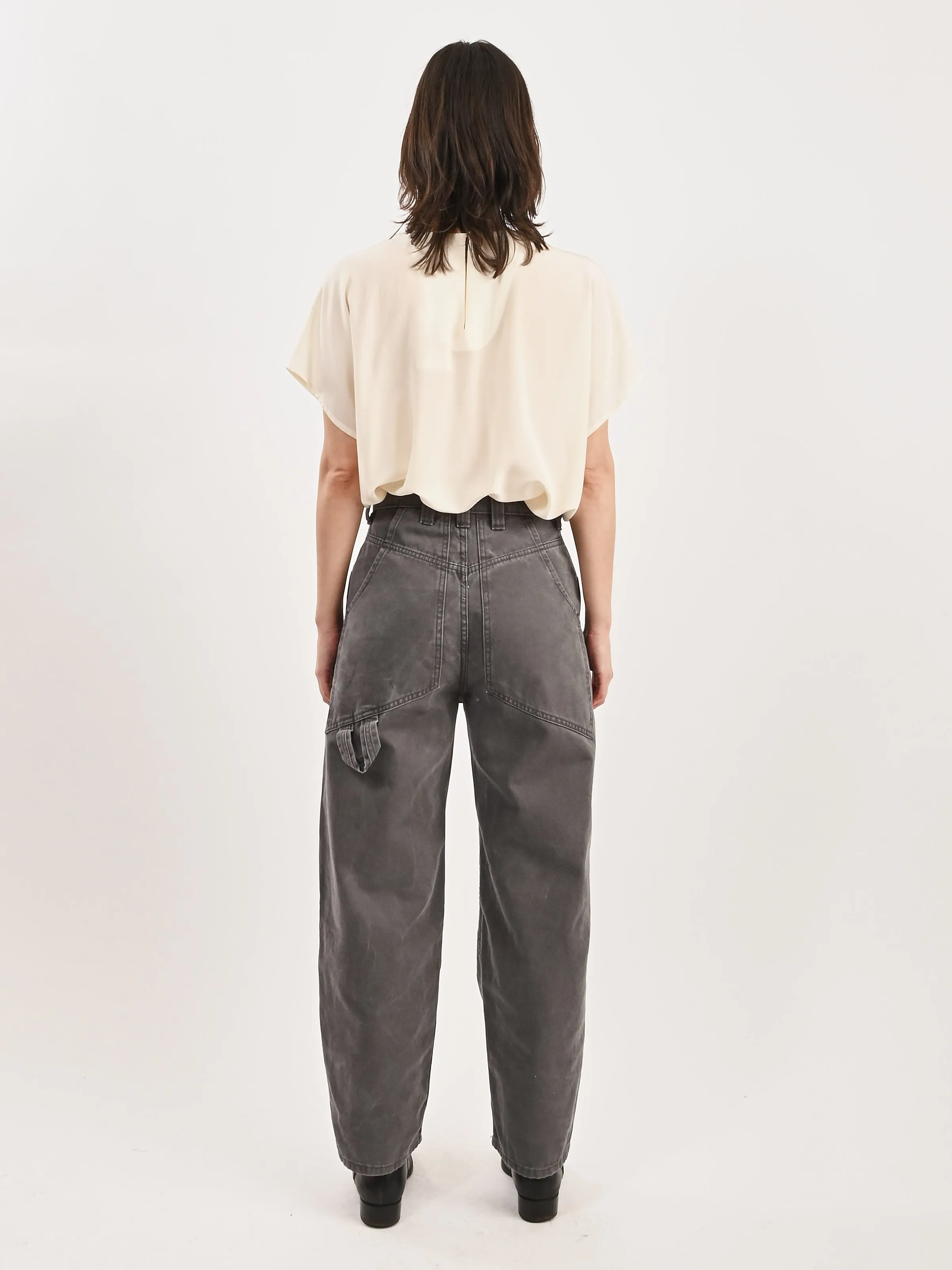 Slate Double Knee Baggy Jean