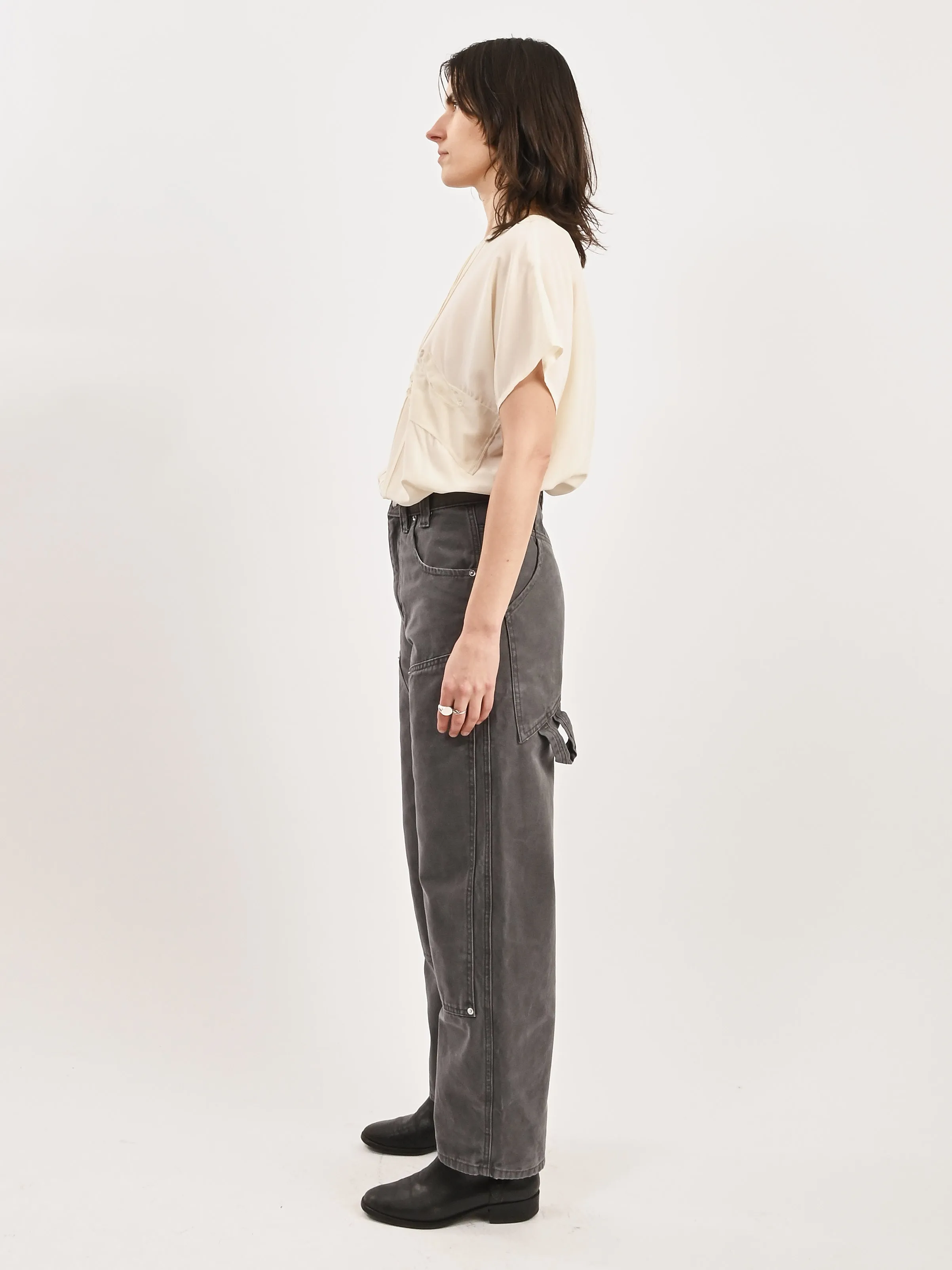 Slate Double Knee Baggy Jean