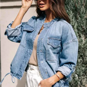 Slim-Fit Denim Jacket – Stylish Casual Outerwear