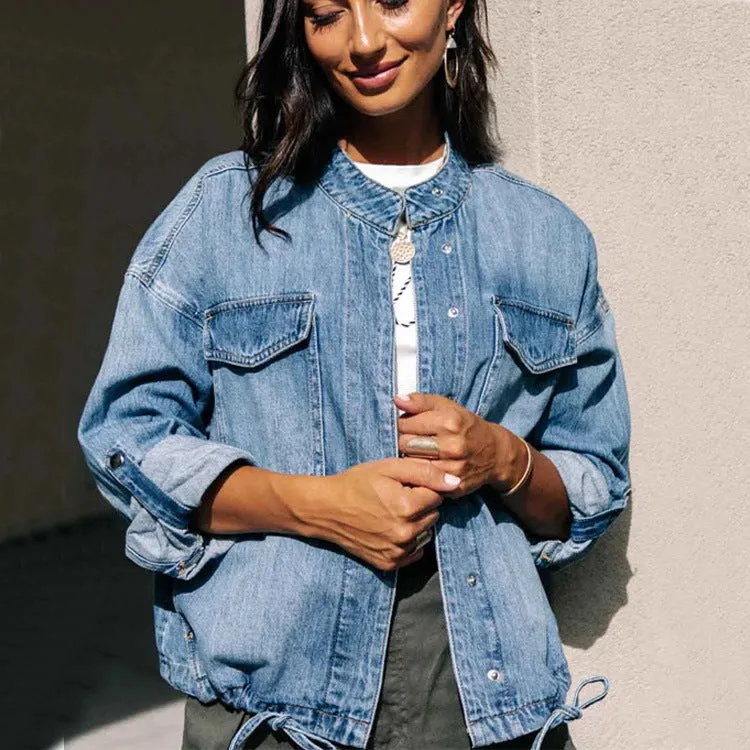 Slim-Fit Denim Jacket – Stylish Casual Outerwear