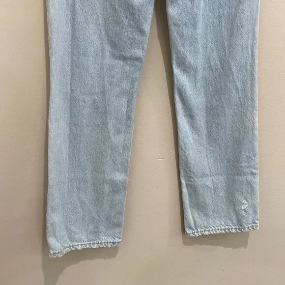 Slvrlake London Ankle Flare Crop Distressed Jeans *Heartbreak Hotel* Sz 26