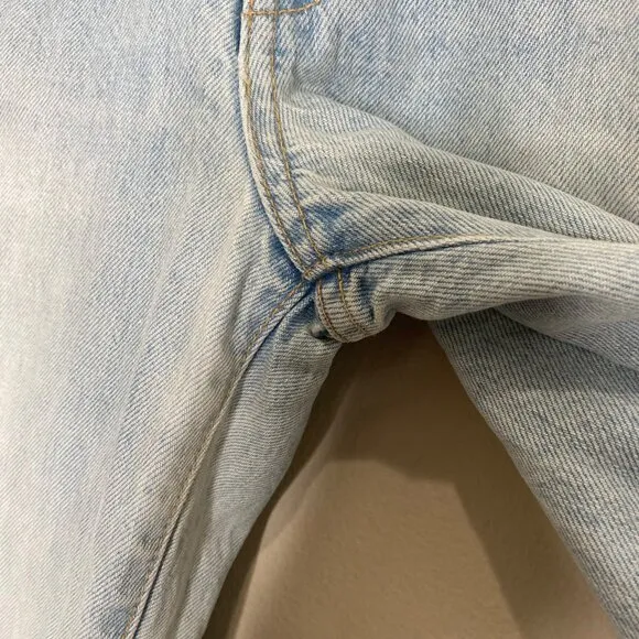 Slvrlake London Ankle Flare Crop Distressed Jeans *Heartbreak Hotel* Sz 26