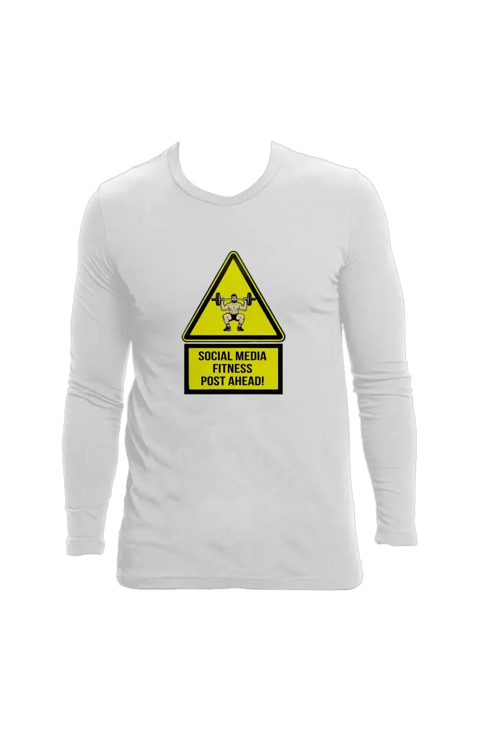 Social Media Fitness Post Long Sleeve T-Shirt