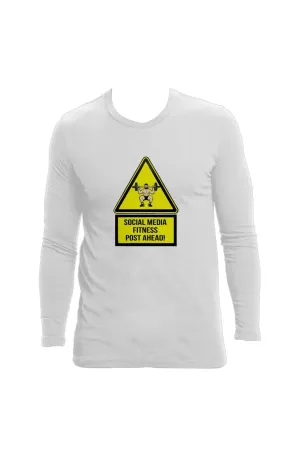 Social Media Fitness Post Long Sleeve T-Shirt