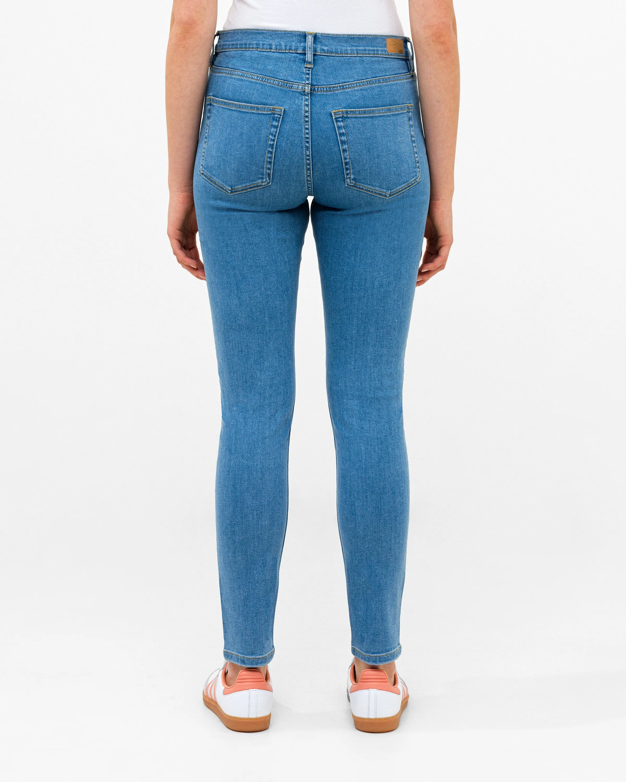 Soft Stretch Denim High Rise Skinny Jeans 30 Inch
