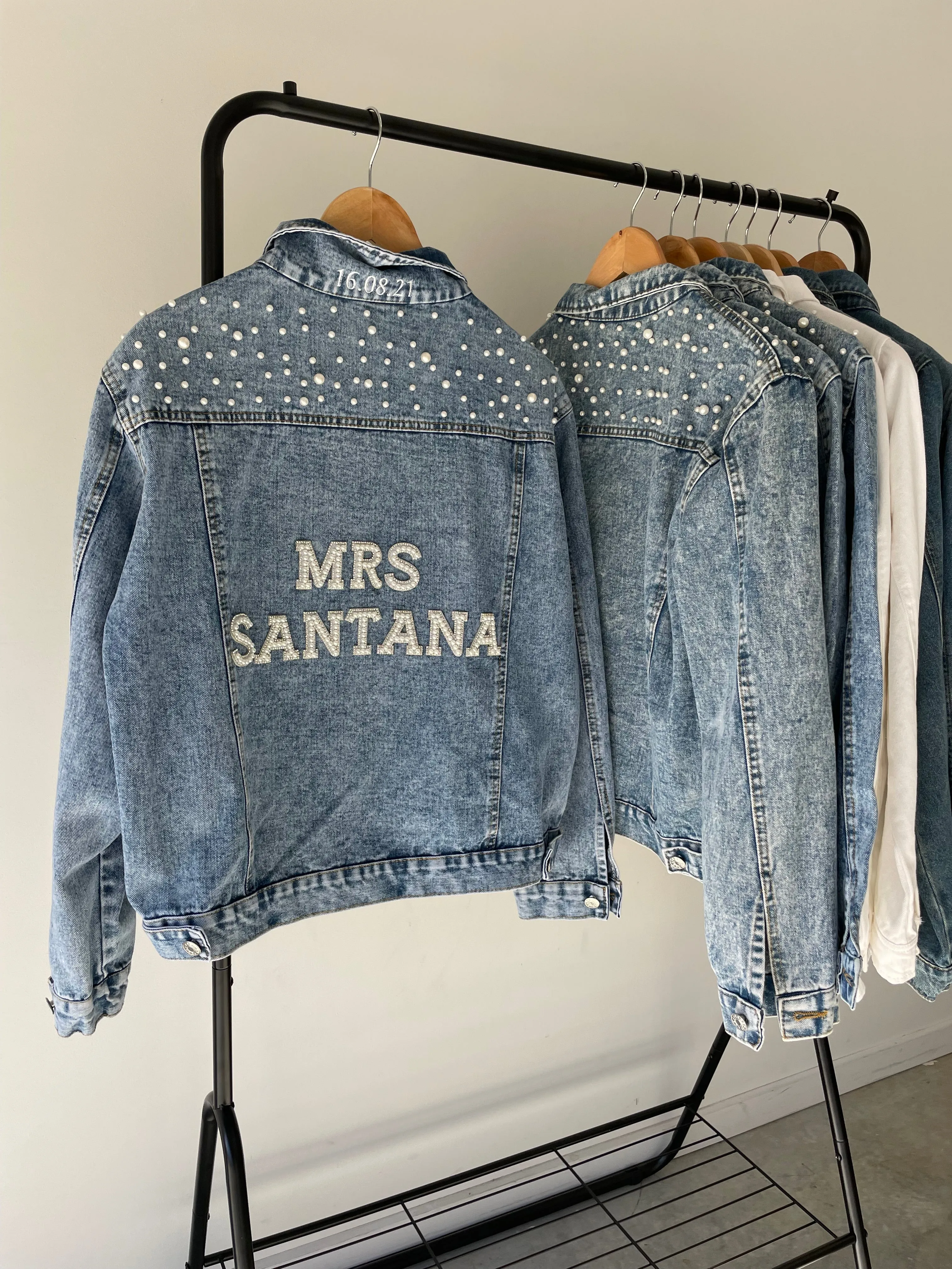 Something New Pearl Bridal Denim Jacket