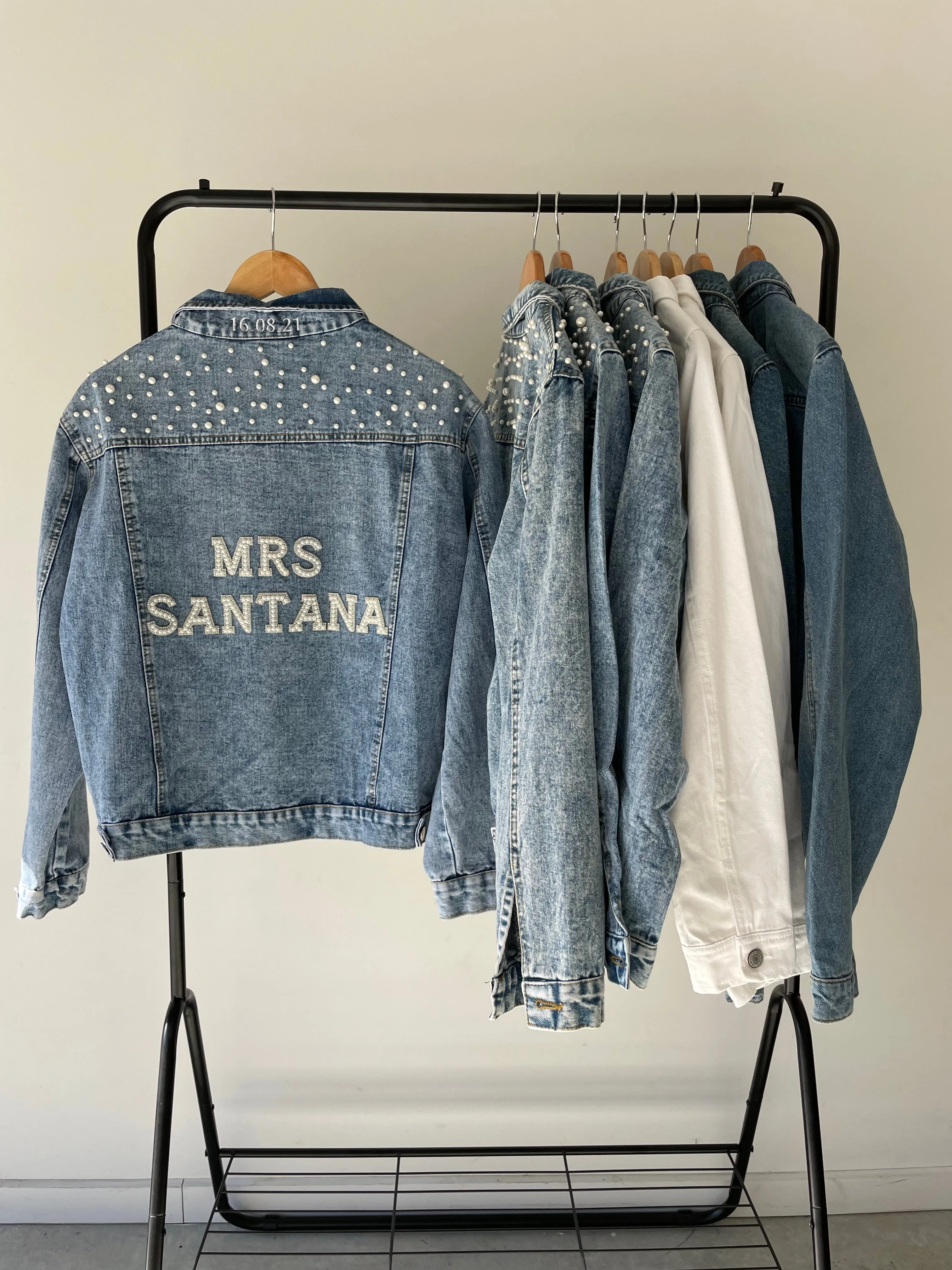 Something New Pearl Bridal Denim Jacket