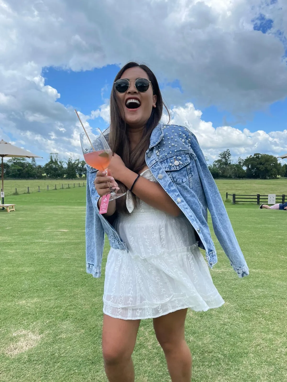 Something New Pearl Bridal Denim Jacket