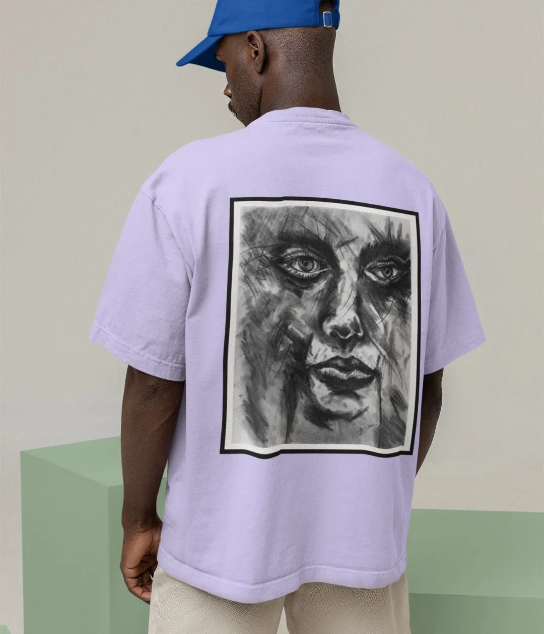 Soul In Charcoal - Oversized Classic T-Shirt