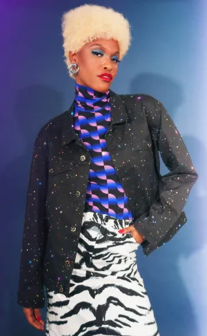 Sparkle Cosmic Denim Jacket