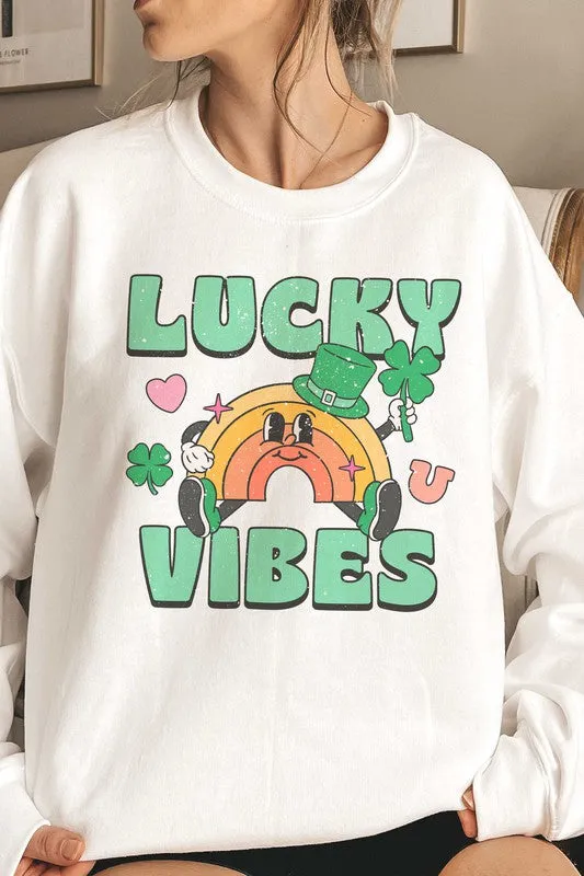 ST. PATRICK'S - LUCKY VIBES GRAPHIC SWEATSHIRT