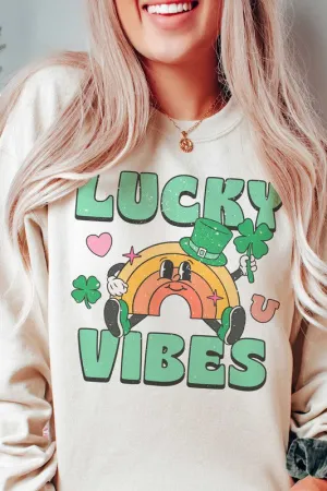 ST. PATRICK'S - LUCKY VIBES GRAPHIC SWEATSHIRT