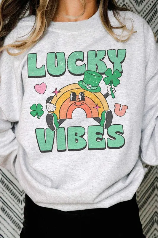 ST. PATRICK'S - LUCKY VIBES GRAPHIC SWEATSHIRT