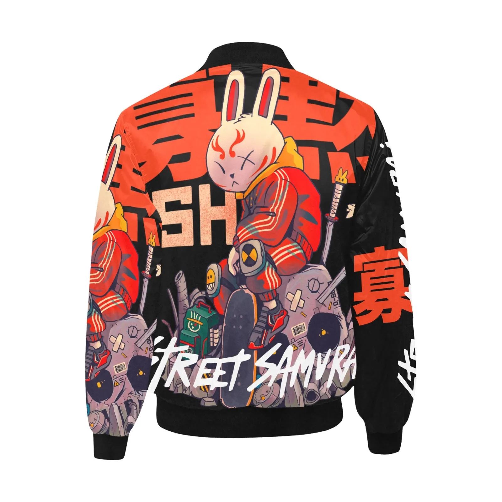 Street Samurai Quilted Bomber Jacket