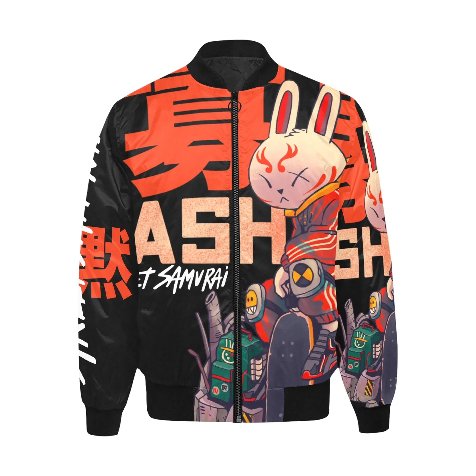 Street Samurai Quilted Bomber Jacket
