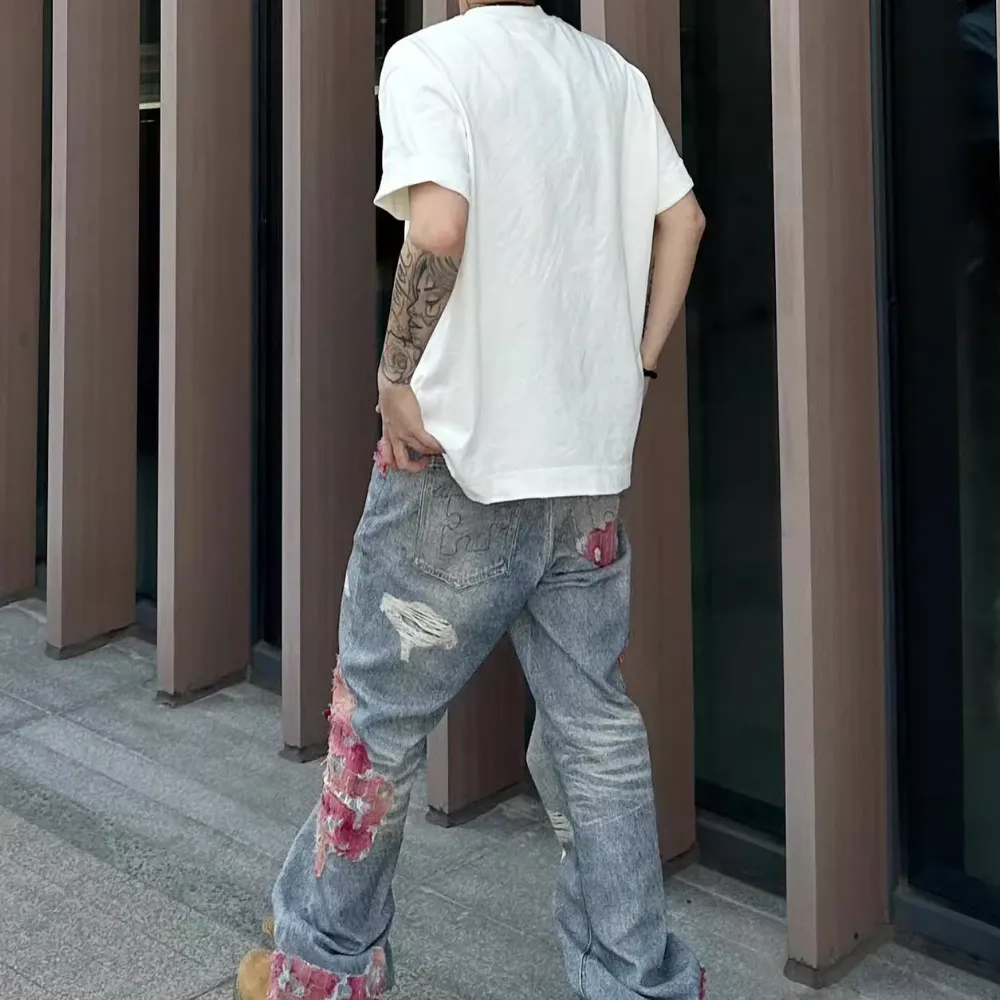 Street Sunset Patchwork Jeans