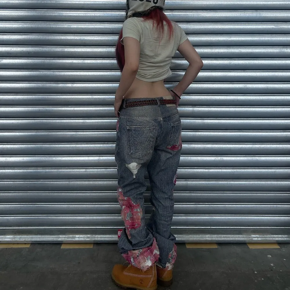 Street Sunset Patchwork Jeans