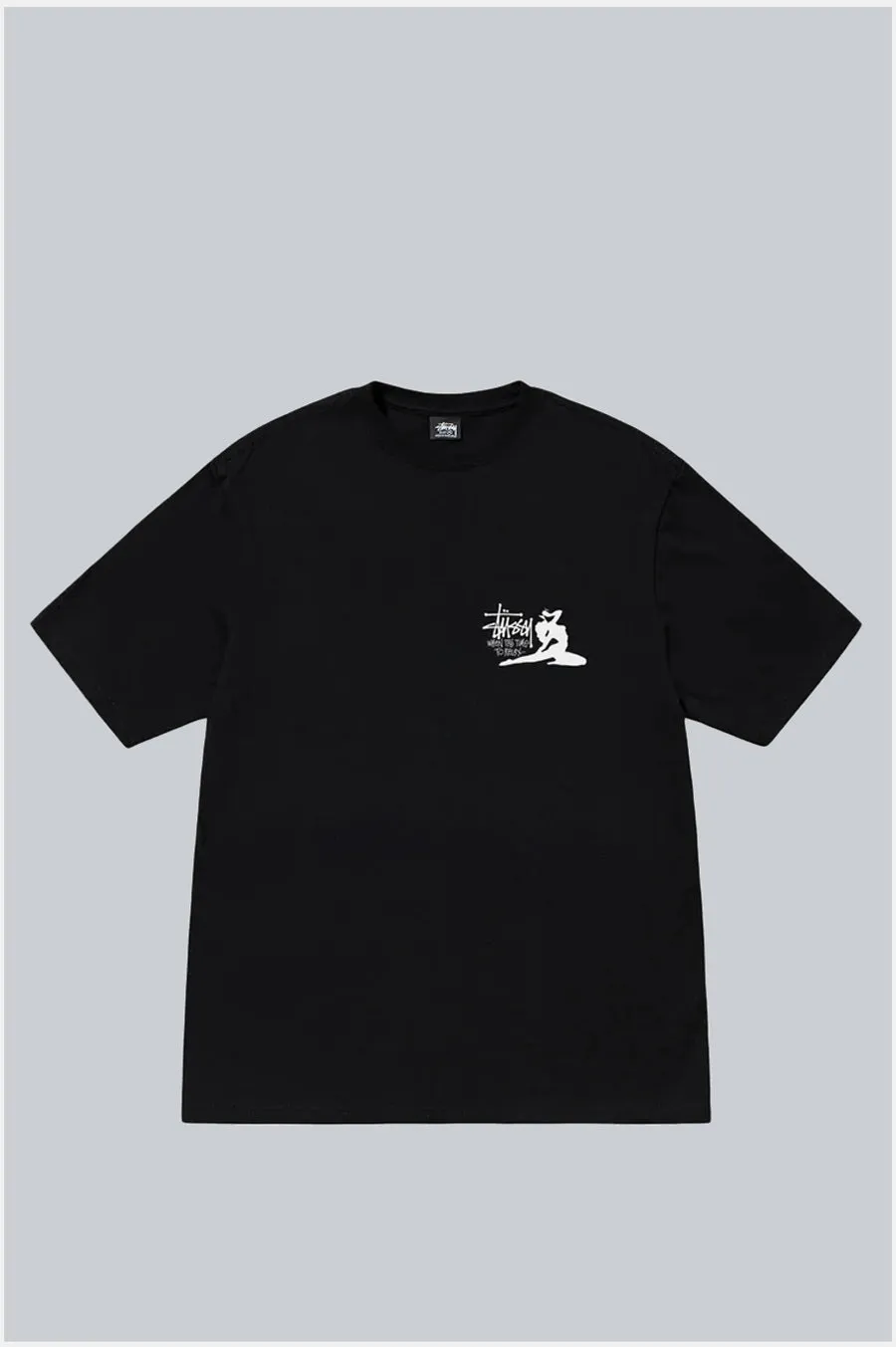STUSSY RELAX TEE BLACK