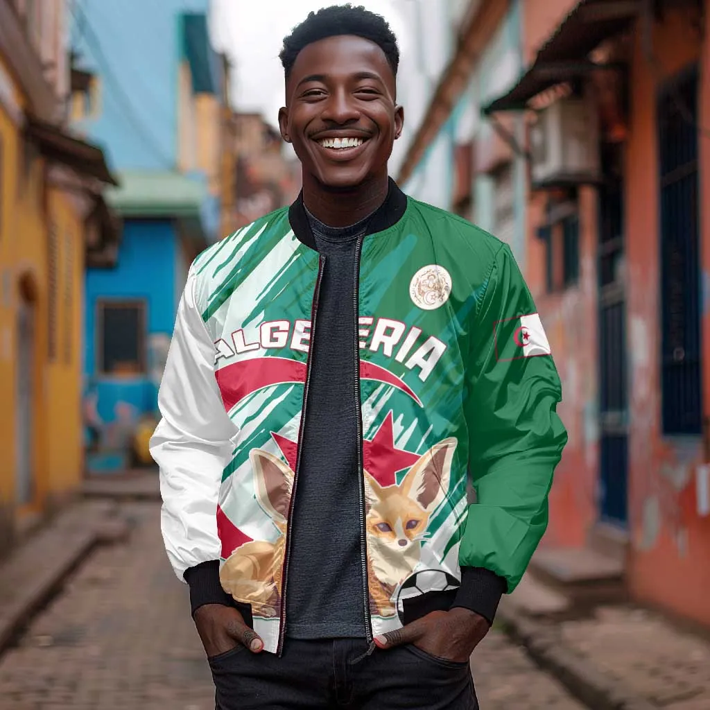 Support Les Fennecs - Algeria Football Bomber Jacket LT01