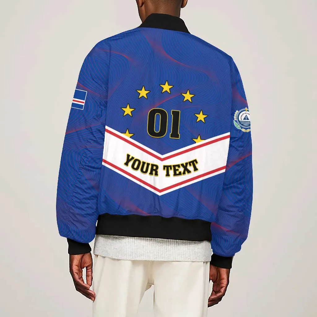Support the Tubaroes Azuis - Cape Verde Football Bomber Jacket LT01