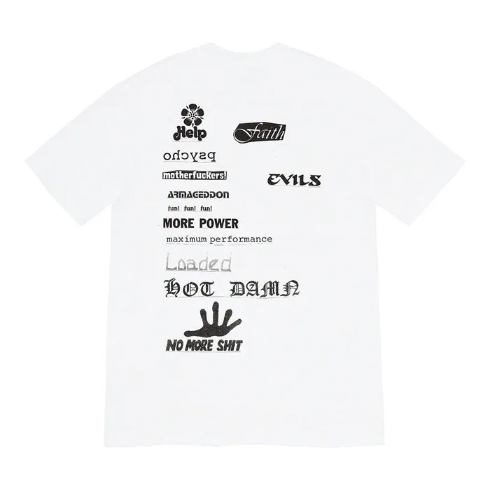 Supreme No More Shit Tee- White